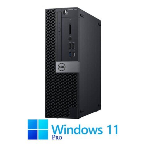 Calculatoare Dell OptiPlex 7060 SFF, i5-8400, 16GB DDR4, 256GB SSD, Win 11 Pro